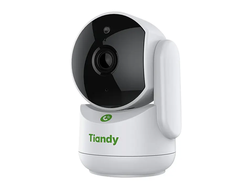 Tiandy TC-H342A-I2W-WIFI-EU-4MM - Cámara WiFi PT de 4MP para interior con botón de llamada, IR 15m, 5V, audio doble via, detección y seguimiento de personas 1