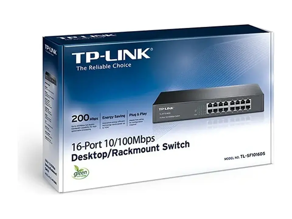 TP-Link TL-SF1016DS - Switch no administrable Fast Ethernet 16 puertos 10/100 2