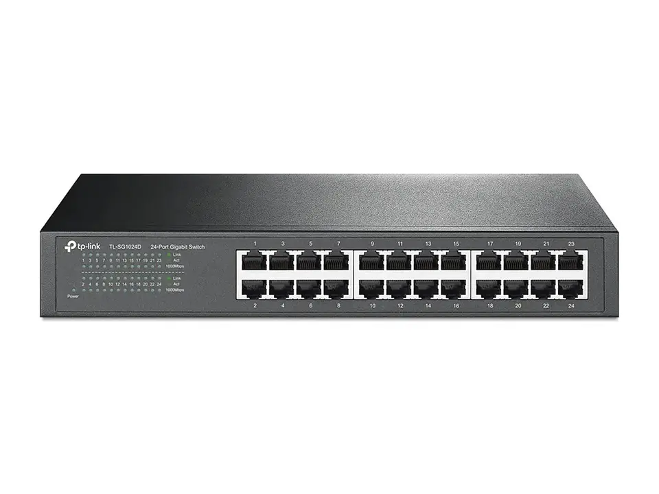 TP-Link TL-SG1024D - Switch no administrable, 24 puertos Gigabit 1