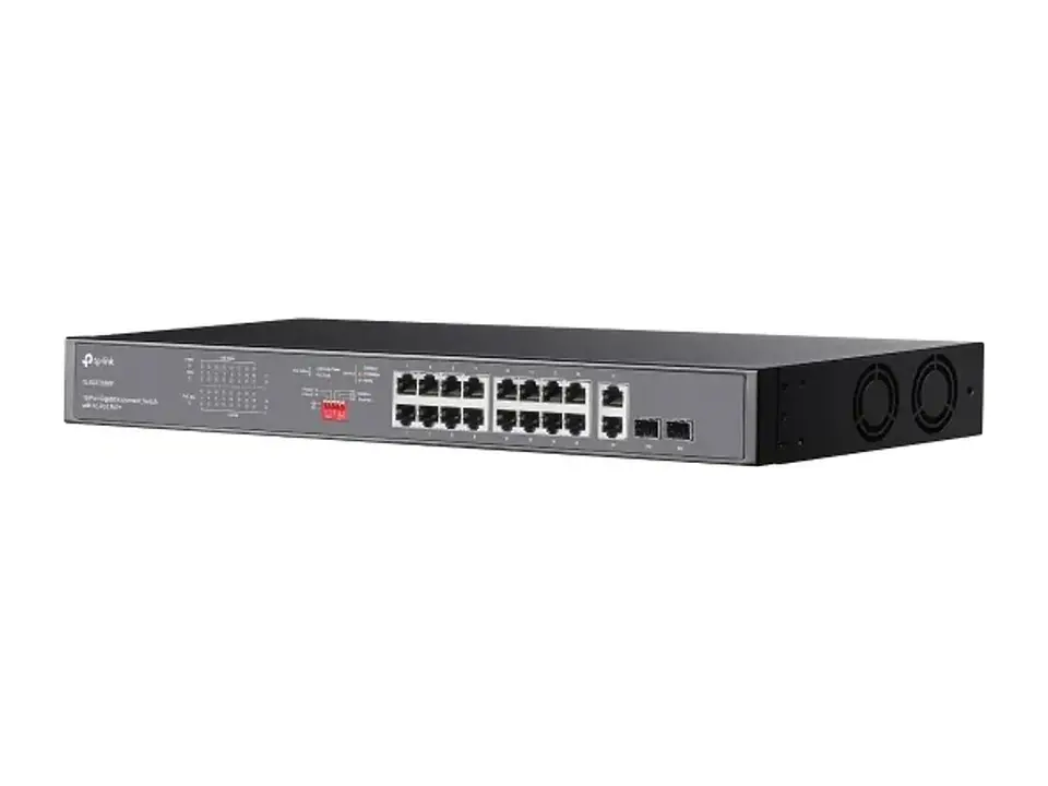 TP-Link TL-SG1218MP - Switch no administrable JetStream, 16 PoE+ 250W, 2 RJ45 no PoE, 2 SFP 4