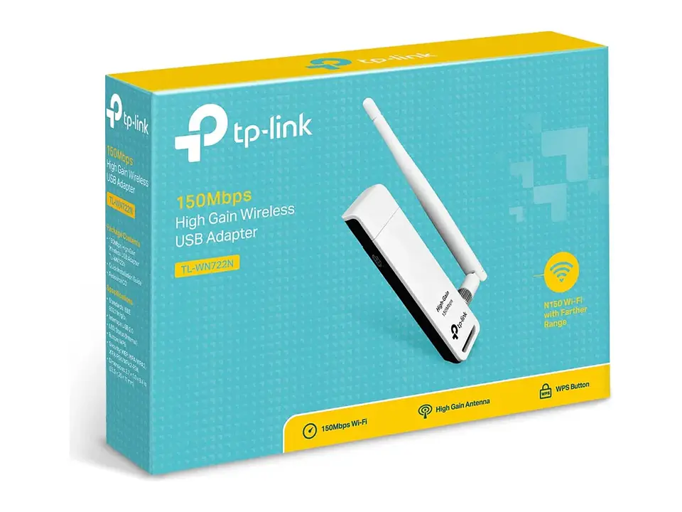 TP-Link TL-WN722N - Adaptador USB WiFi 4 N150 single band (2.4GHz) 2
