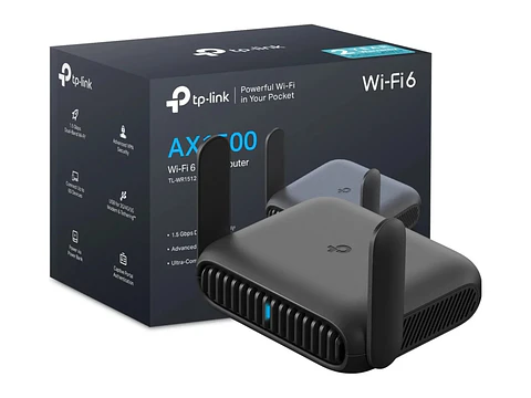 TP-Link TL-WR1512X - Router portátil WiFi6 dual band AX1500