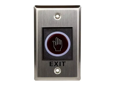 ZKTeco TLEB102-R - Boton de Apertuta No Touch Compatible con RM-100 Control Remoto