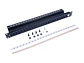 Siemon TM-PNLZ-24-01 - Patch Panel TERA Modular 24 Puertos Blindado 1-RU (Para Jacks Cat6A y Cat 7A) Color negro - Miniatura 1
