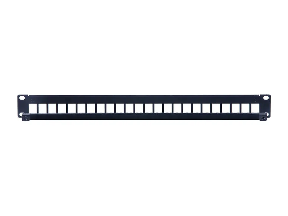 Siemon TM-PNLZ-24-01 - Patch Panel TERA Modular 24 Puertos Blindado 1-RU (Para Jacks Cat6A y Cat 7A) Color negro 4