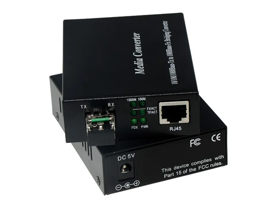 Transcom TS-1000N-11-SFP - Media Converter 10/100/1000M with 1Giga SFP slot - Este producto requiere un transceptor SFP adicional para operar - Consultar tipo de fibra SMF o MMF 1