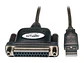 Tripp Lite U207-006 - Cable Adaptador de Oro Paralelo para Impresora USB de Alta Velocidad a IEEE 1284 (USB-A a DB25 M/H), 1.83 m [6 pies] - Miniatura 3