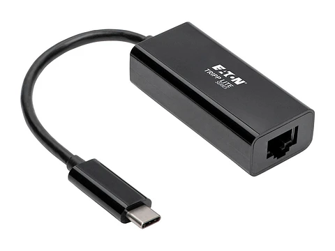 Tripp Lite U436-06N-GB - USB-C to Gigabit Network Adapter with Thunderbolt 3 Compatibility - Negro