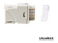 Siemon U6-H01NB - Jack RJ-45 Cat6 UltraMAX para Placas Plano/Angular color Negro (No incluye íconos Z-ICON-**B) - Miniatura 2