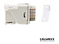 Siemon U6-H02NB - Jack RJ-45 Cat6 UltraMAX para Placas Plano/Angular color Blanco (No incluye íconos Z-ICON-**B) - Miniatura 2