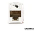 Siemon U6-H02NB - Jack RJ-45 Cat6 UltraMAX para Placas Plano/Angular color Blanco (No incluye íconos Z-ICON-**B) - Miniatura 3