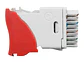 Siemon U6-H03NB - Jack RJ-45 Cat6 UltraMAX para Placas Plano/Angular color Rojo (No incluye íconos Z-ICON-**B) - Miniatura 3