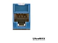 Siemon U6-H06NB - Jack RJ-45 Cat6 UltraMAX para Placas Plano/Angular color Azul (No incluye íconos Z-ICON-**B) - Miniatura 3