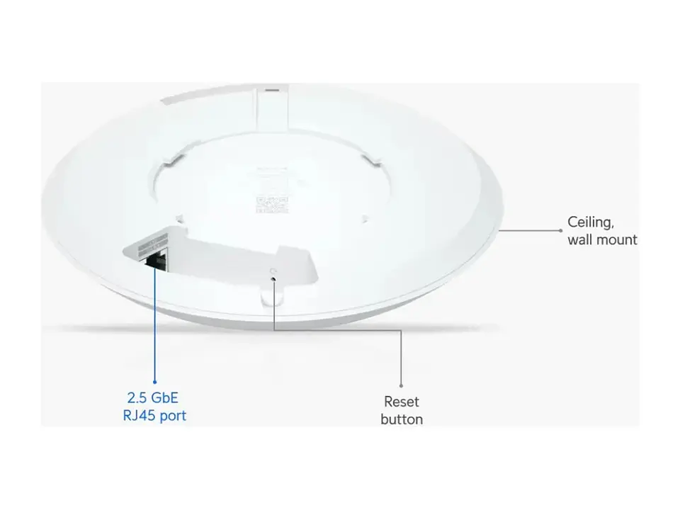 Ubiquiti U7-LR - UNIFI Punto de acceso PoE WiFi 7 3 x 3 3