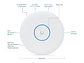 Ubiquiti U7-PRO-XGS - UNIFI - Unifi 8-stream WiFi 7 Access Point - Miniatura 2