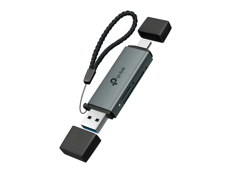 TP-Link UA430D - Lector de tarjetas - USB-A y USB-C - SD y microSD 1