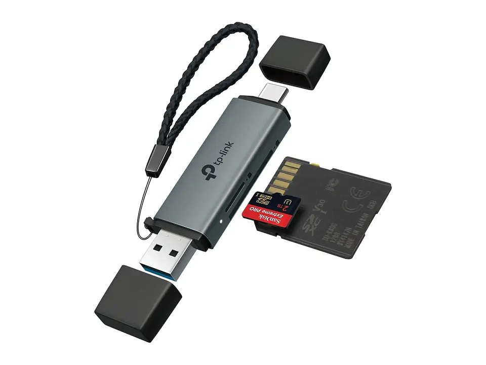 TP-Link UA430D - Lector de tarjetas - USB-A y USB-C - SD y microSD 3