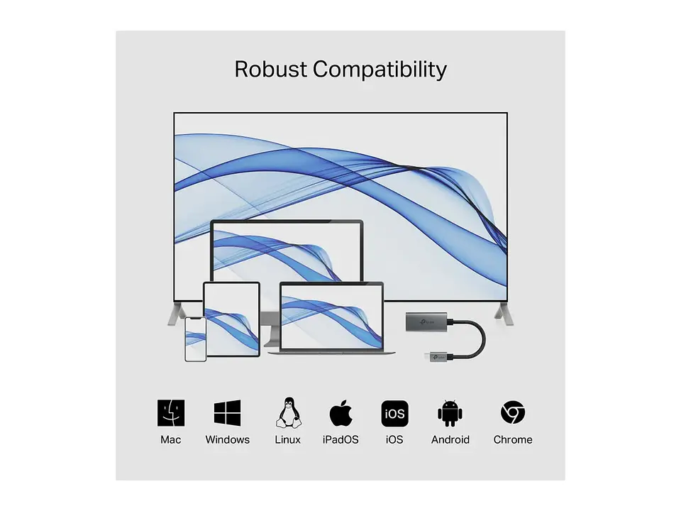 TP-Link UA520C - Adaptador USB-C a HDMI 4K@60Hz 4