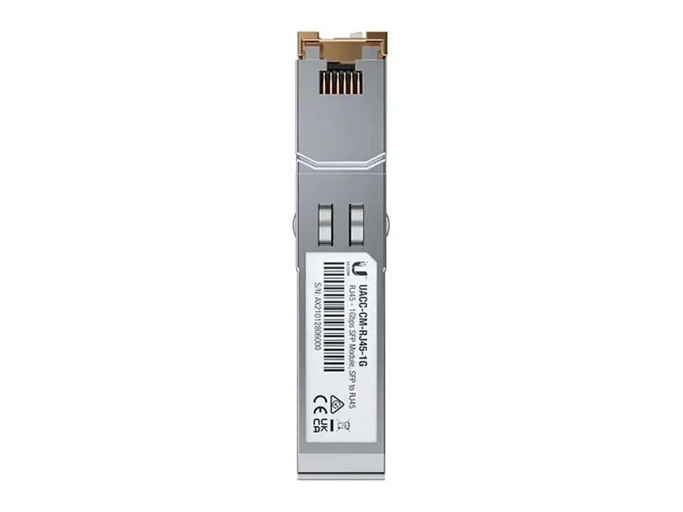 Ubiquiti UACC-CM-RJ45-1G - Unifi - Modulo Convierte SFP a RJ45 1GB 1