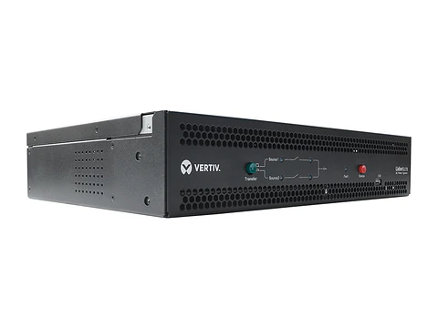 Vertiv UF-LTS32-1P - Rack ATS, 32A, 7kVA, Horizontal, (4) C13 + (4) C19 output, hardwired