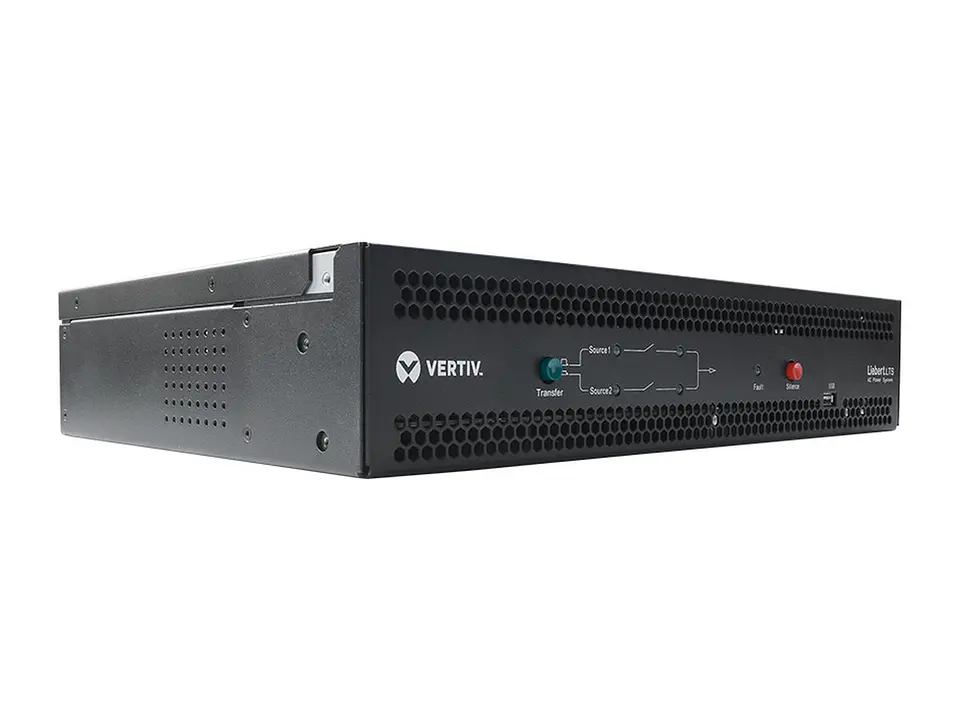 Vertiv UF-LTS32-1P - Rack ATS, 32A, 7kVA, Horizontal, (4) C13 + (4) C19 output, hardwired 1