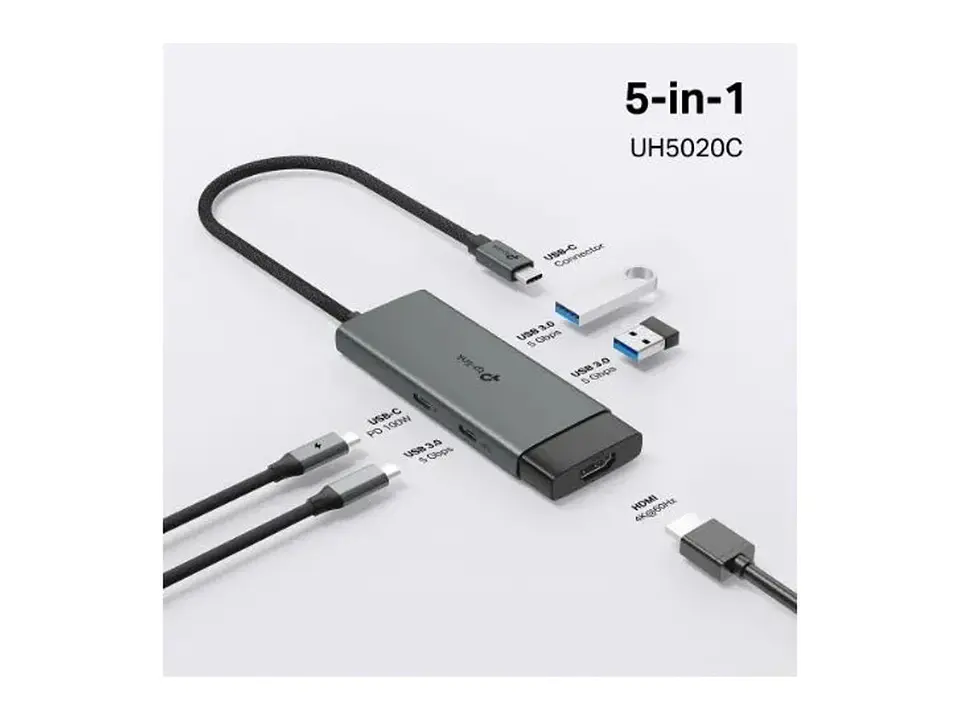 TP-Link UH5020C - Hub USB-C 5 en 1 4
