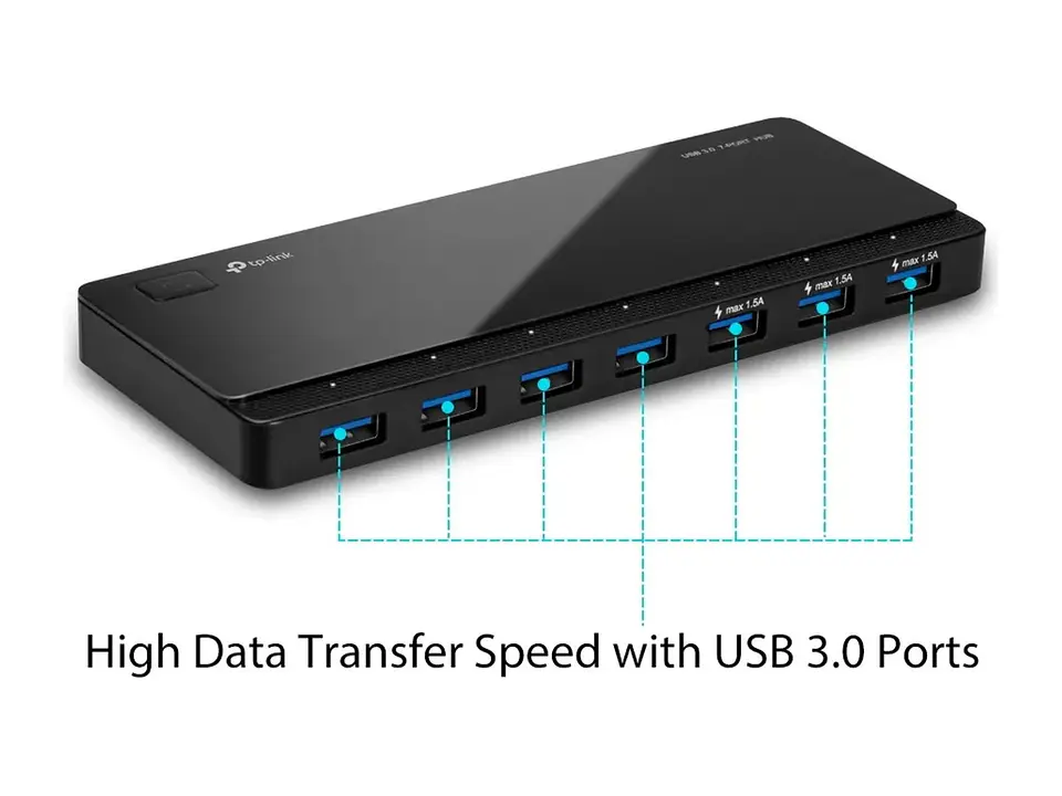 TP-Link UH700 - Hub USB 7 puertos USB 3.0 2