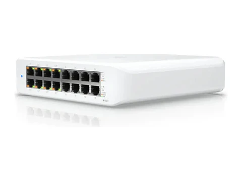 Ubiquiti USW-LITE-16-POE - Unifi - Unifi 16 Port Gigabit Switch con 8 Puertos PoE