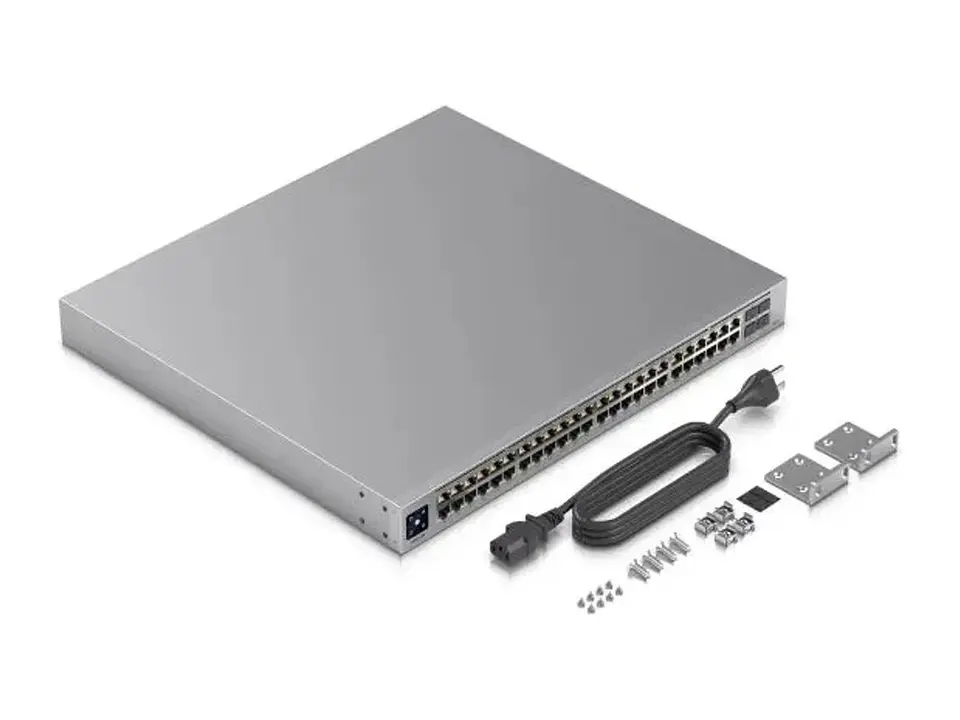 Ubiquiti USW-PRO-48-POE - Unifi - Unifi 48PORT Gigabit Switch With 802.3BT PoE, LAYER3 Features And SFP+ 4