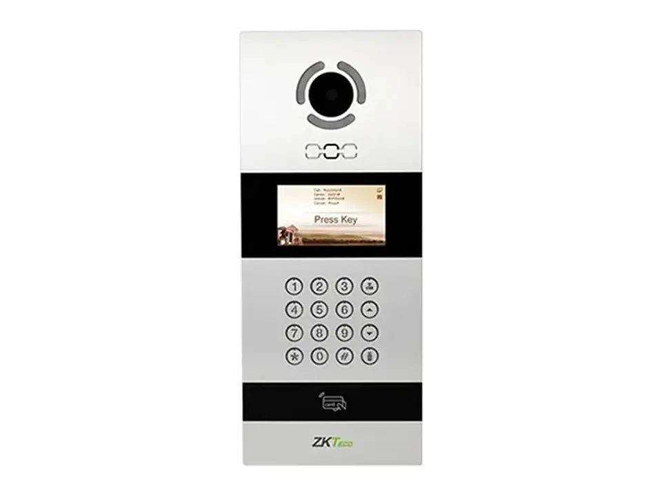 ZKTeco VEX-B21L - Frente de Calle IP 2MP Tarjeta y Clave - Rele 1 Pantalla 4.3 Compatible VT07-B26L-W - VT07-B22L 1
