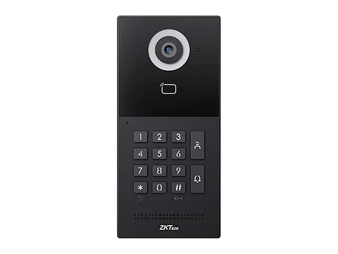 ZKTeco VEX-B25L - Video Portero PoE 2MP- 2 Relay IP65 IK06 Aluminio Vidrio Templadoabs Keypad 20K Usuarios 60K Tarjetas Mf 13.56 MHz