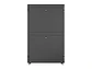 Vertiv VR3150 - Gabinete de Piso 42-RU 2,000 x 800 x 1,100mm VR Rack Negro (Puerta frontal simple y posterior doble hoja, ambas con malla) - Miniatura 4