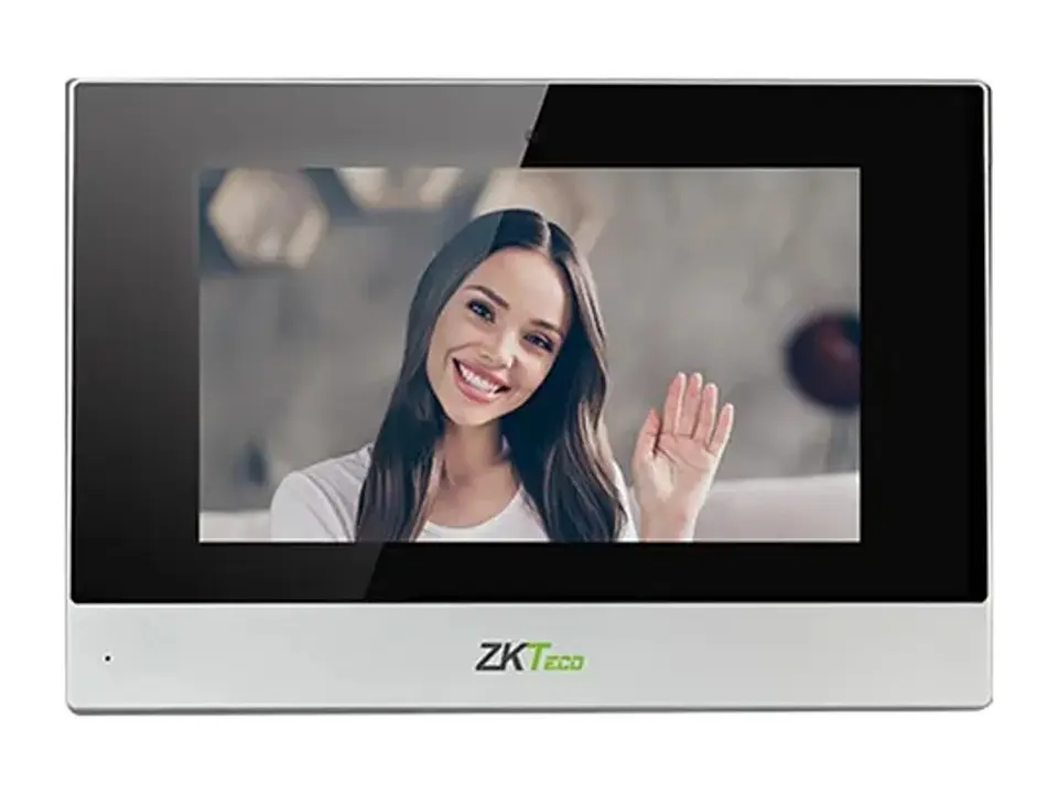 ZKTeco VT07-B22L - Monitor 7 Pulg de Video Portero Compatible VE01-B24L-W - VEX-B25L 1