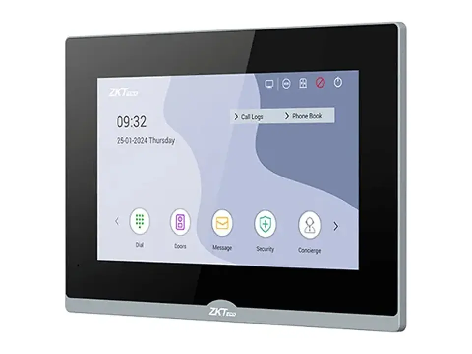 ZKTeco VT07-B26L-W - Monitor WiFi de Video Portero Zk 7 Pulgadas Compatible con VEX-B25L- VE01-B24L-W 2