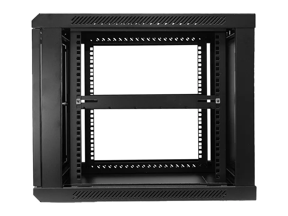 LinkBasic WCB09-66-BAA - Gabinete de Pared 9-RU 500 x 600 x 600mm (Puerta c/Vidrio de Seguridad y Paneles Laterales Desmontables) 4