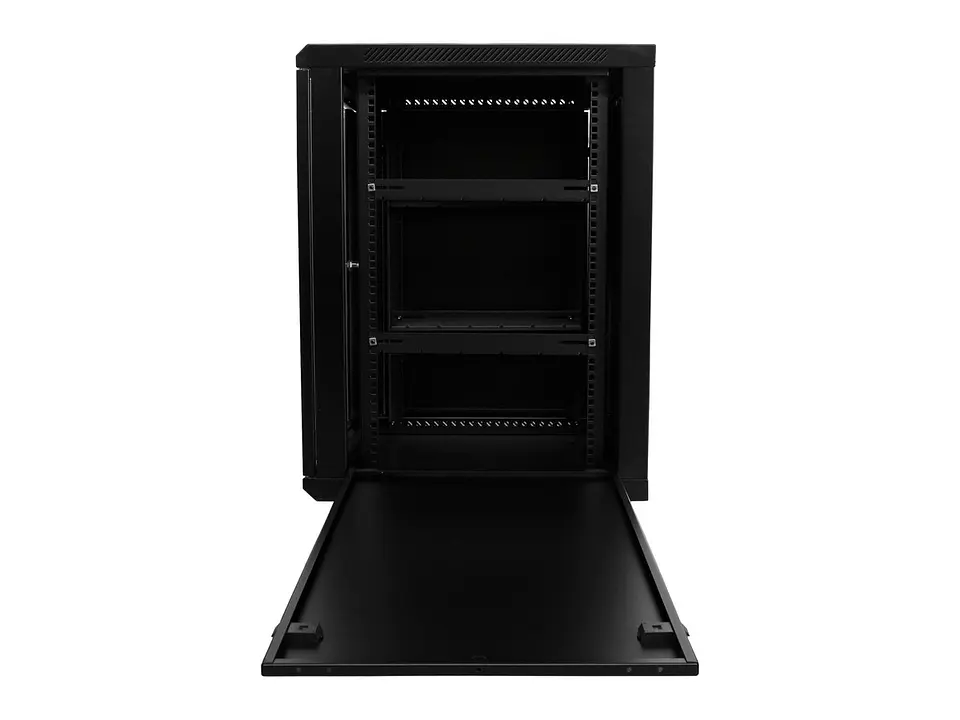 LinkBasic WCB15-66-BAA - Gabinete de Pared 15-RU 769 x 600 x 600mm (Puerta c/Vidrio de Seguridad y Paneles Laterales Desmontables) 4