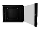 LinkBasic WCC09-655-BAA - Gabinete de Pared 9-RU 500 x 600 x 550mm (Abatible, Puerta c/Vidrio de Seguridad ) - Miniatura 3