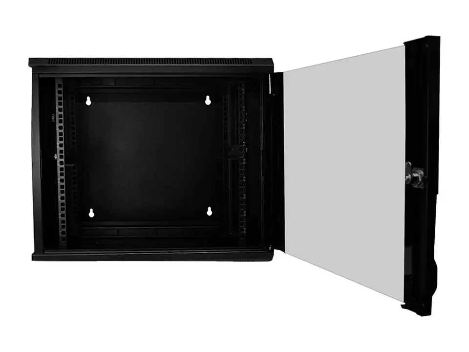 LinkBasic WCC09-655-BAA - Gabinete de Pared 9-RU 500 x 600 x 550mm (Abatible, Puerta c/Vidrio de Seguridad ) 3