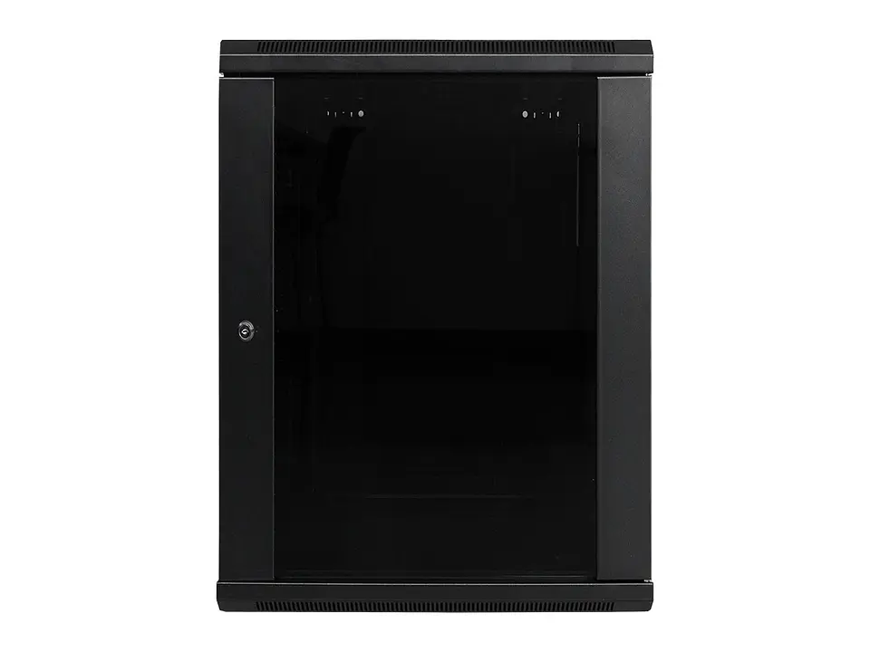 LinkBasic WCC12-655-BAA - Gabinete de Pared 12-RU 635 x 600 x 550mm (Abatible, Puerta c/Vidrio de Seguridad ) 2