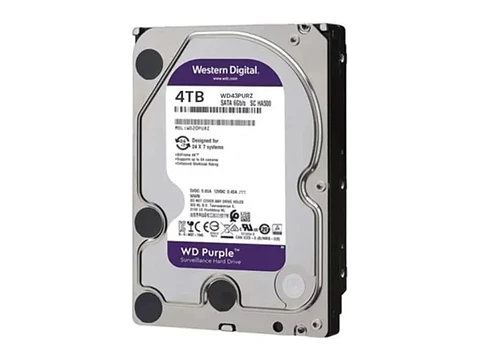 Western Digital WD43PURZ - Disco duro WD Purple, 4TB, SATA 6.0 Gb/s, 256MB Cache, 5400 rpm, 3.5"