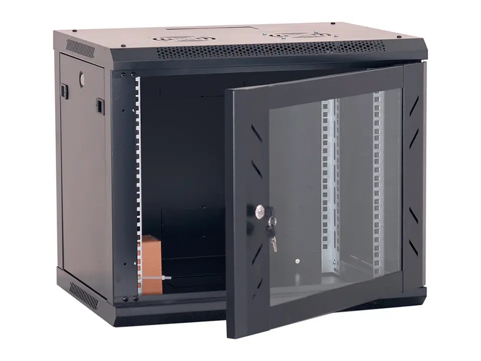Finen WM6615 - Gabinete de Pared 15-RU 769 x 600 x 600mm (Puerta c/Vidrio de Seguridad y Paneles Laterales Desmontables) 2