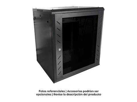 Finen WMG6615 - Gabinete de Pared 15-RU 769 x 600 x 500+100mm (Abatible, Puerta c/Vidrio de Seguridad )