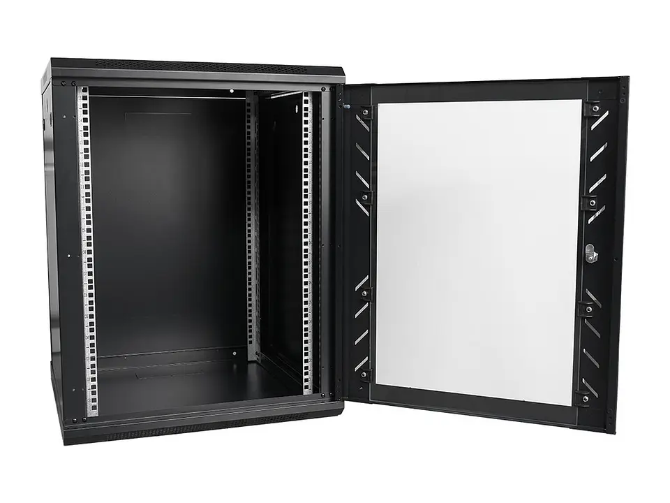Finen WMG6615 - Gabinete de Pared 15-RU 769 x 600 x 500+100mm (Abatible, Puerta c/Vidrio de Seguridad ) 2