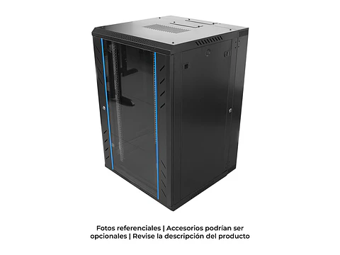 Finen WMG6618 - Gabinete de Pared 18-RU 901 x 600 x 500+100mm (Abatible, Puerta c/Vidrio de Seguridad )