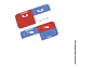 Siemon Z-ICON-02B - Paquete 100 - Icono ID UltraMax color blanco para identificación de Jacks. (Pk x 100) - Miniatura 2