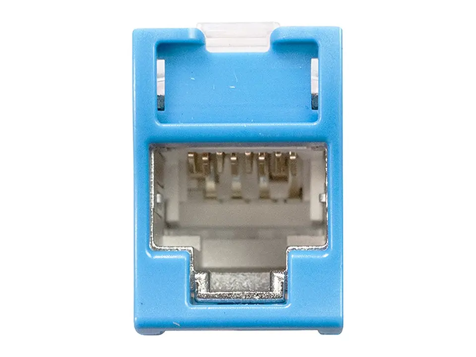 Siemon Z6A-45-S06B - Jack RJ-45 Cat6A Apantallado Z-MAX color azul. Ingreso del cable por arriba o abajo. Requiere herramienta Z-TOOL-45 3