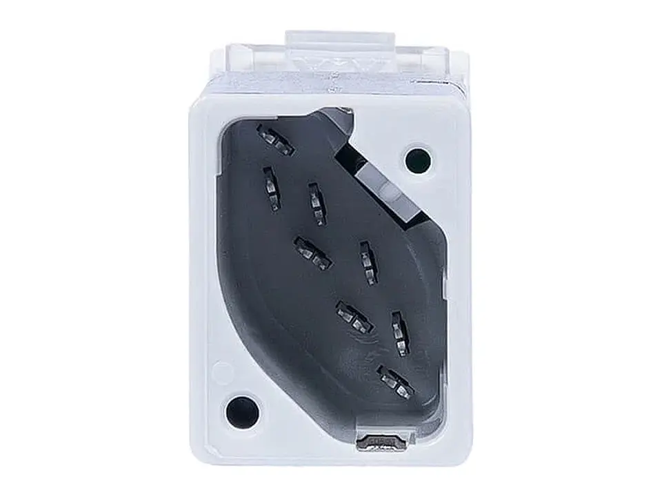 Siemon Z6A-45-S06B - Jack RJ-45 Cat6A Apantallado Z-MAX color azul. Ingreso del cable por arriba o abajo. Requiere herramienta Z-TOOL-45 4