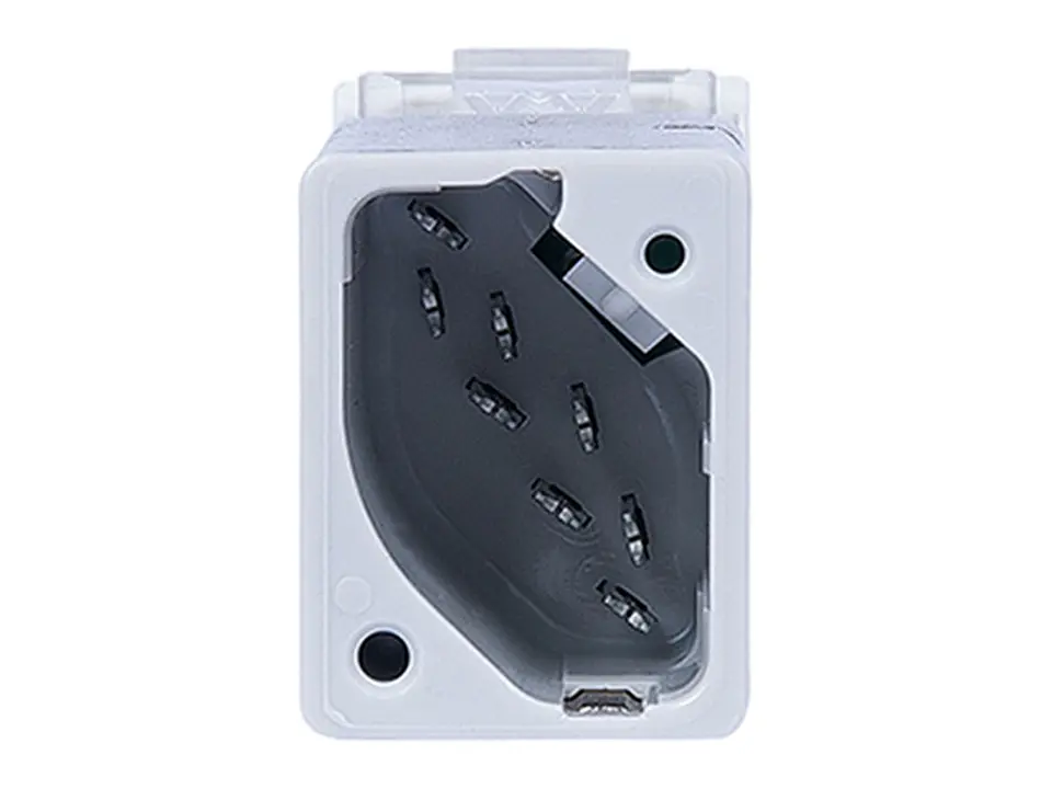 Siemon Z6A-S02B - Jack CAT6A Plano/angular Blanco 3