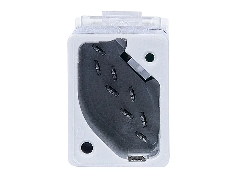 Siemon Z6A-S06B - Jack CAT6A Plano/angular Azul 2