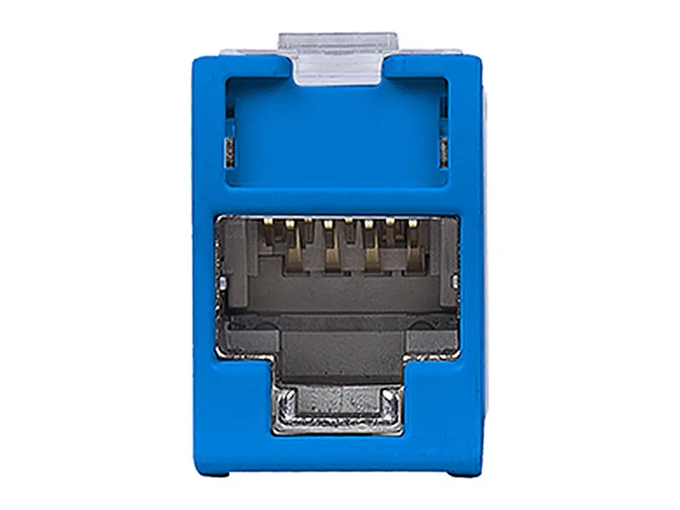 Siemon Z6A-S06B - Jack CAT6A Plano/angular Azul 3
